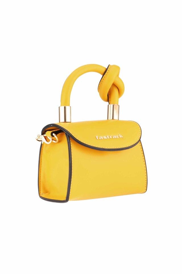 Fastrack Women's Yellow Sling Bag : : Fashion