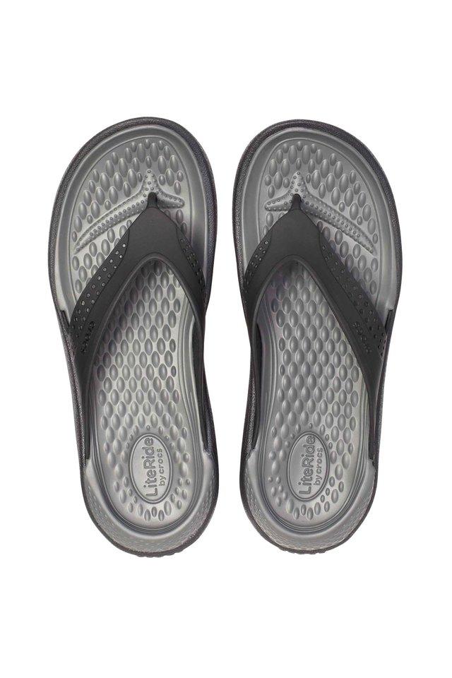 CROCS -  Black Mix Flip Flops - Main