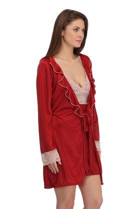 CLOVIA - Maroon Nightdresses - Main