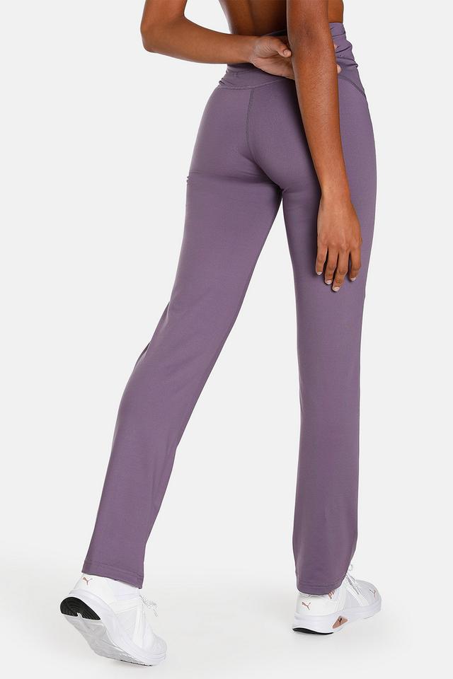 Buy PUMA Purple Solid Polyester Slim Fit Women's Track Pants