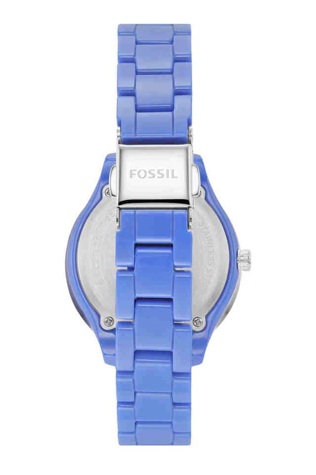 Fossil watch blue clearance face