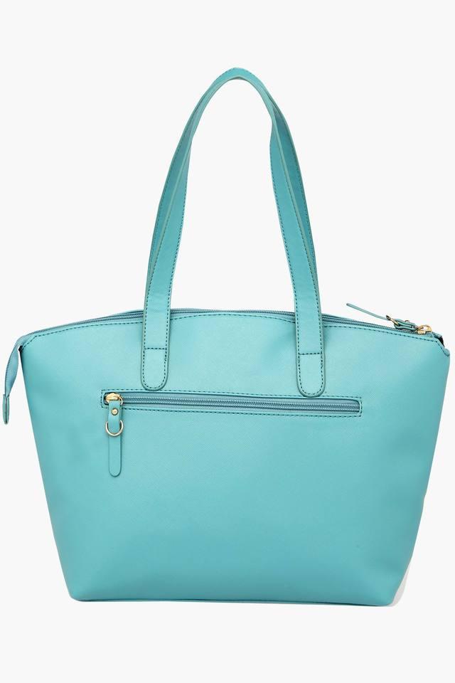 Buy CAPRESE Light Blue Womens Zeta Zipper Closure Shoulder Bag