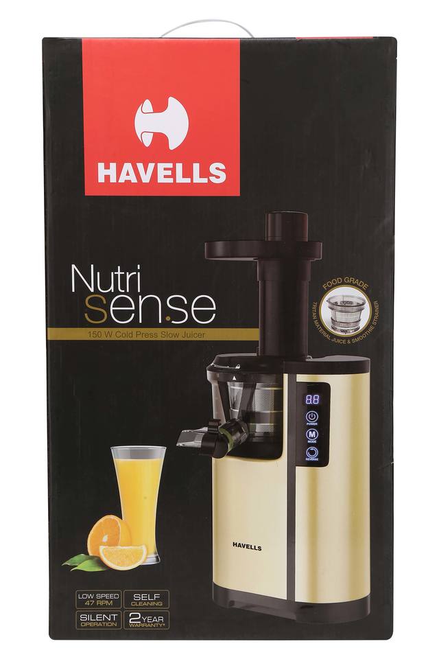 Buy HAVELLS Nutri Sense Cold Press Slow Juicer 150 W Shoppers Stop