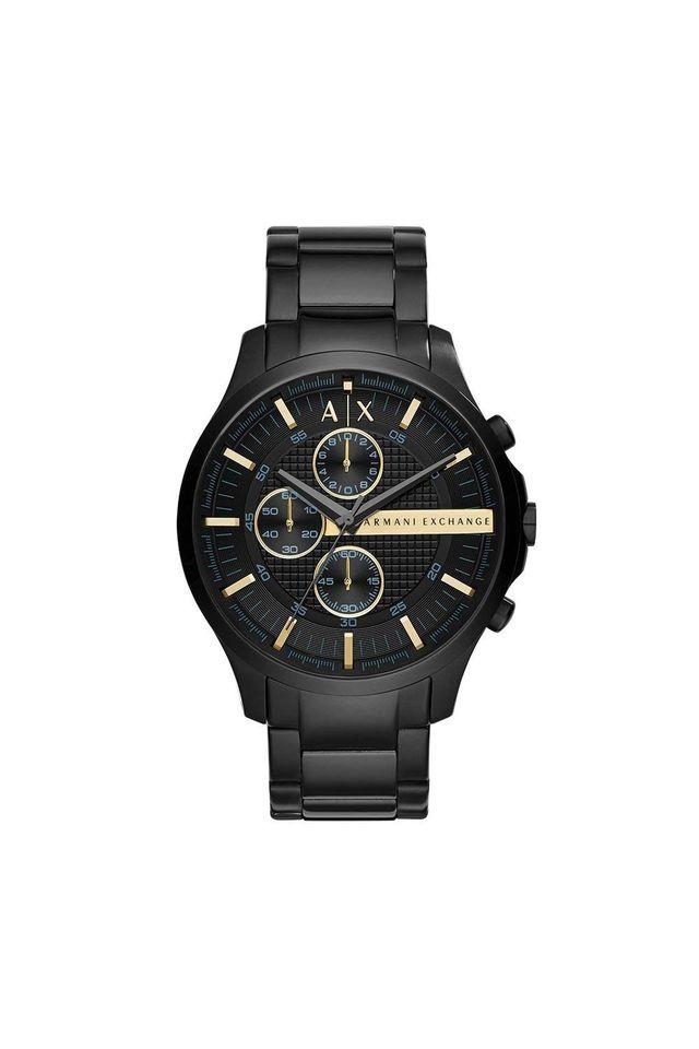 Armani gold black watch new arrivals