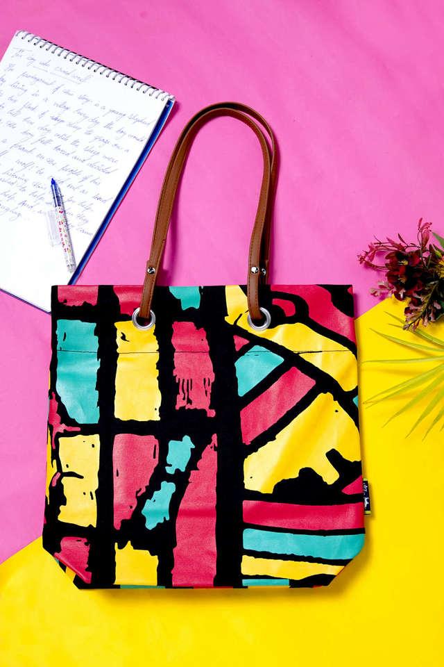 Kanvas katha tote bags sale