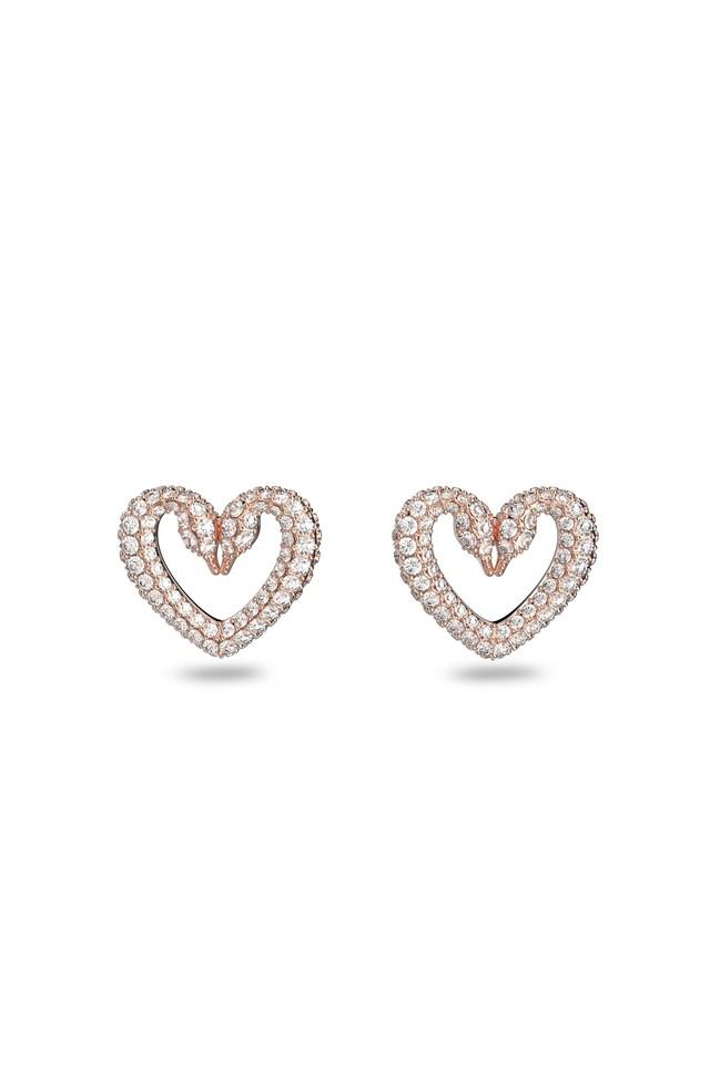 Buy SWAROVSKI Crystal Stylish Womens Rose Gold Earrings | Shoppers Stop