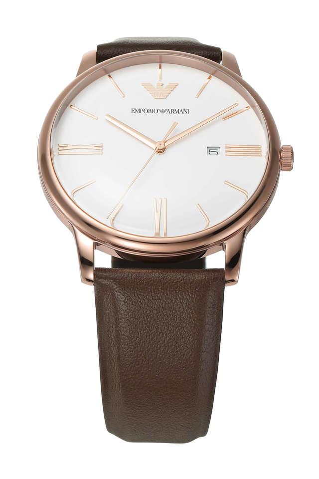 White discount armani watch