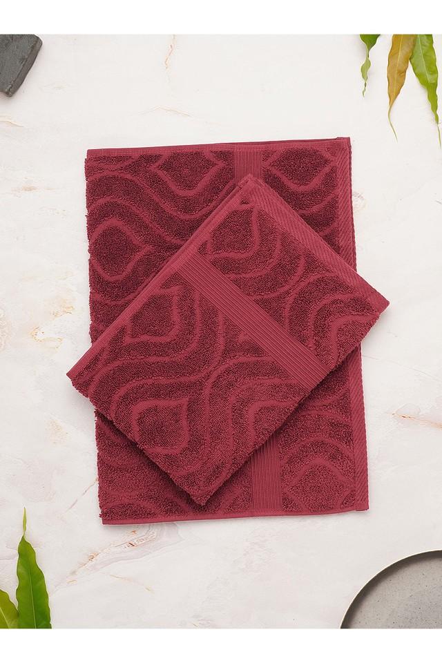 SPACES -  Red Hand & Face Towel - Main