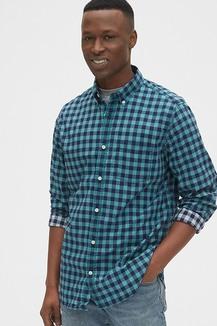 Gap gingham deals shirt