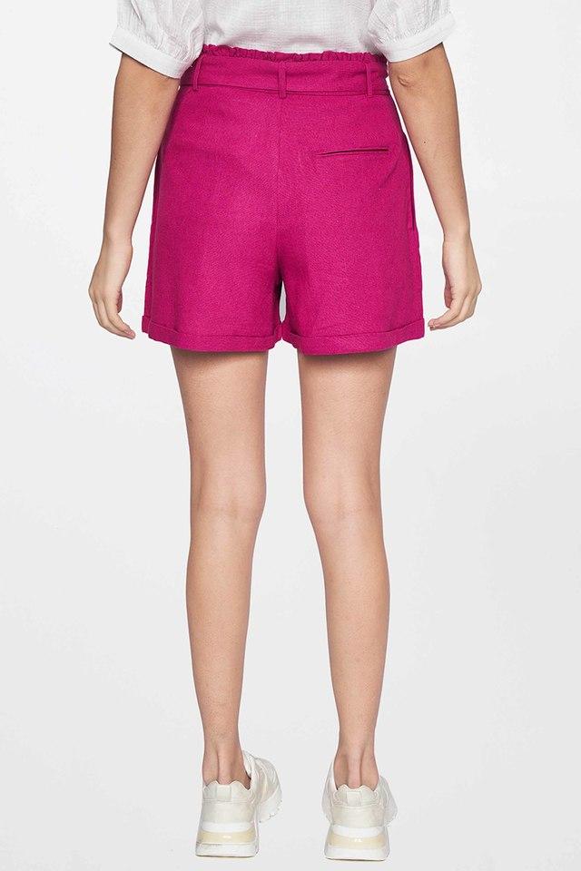 Buy wine Shorts for Women by Magre Online