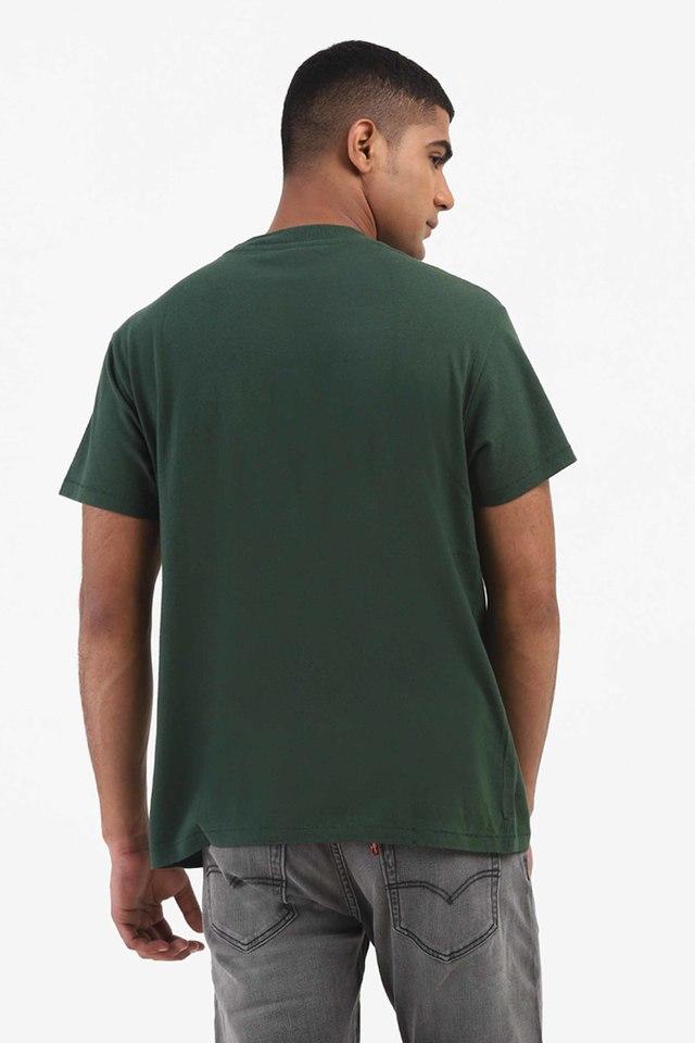 Buy LEVIS Green Printed Regular Fit Mens T-Shirt | Shoppers Stop