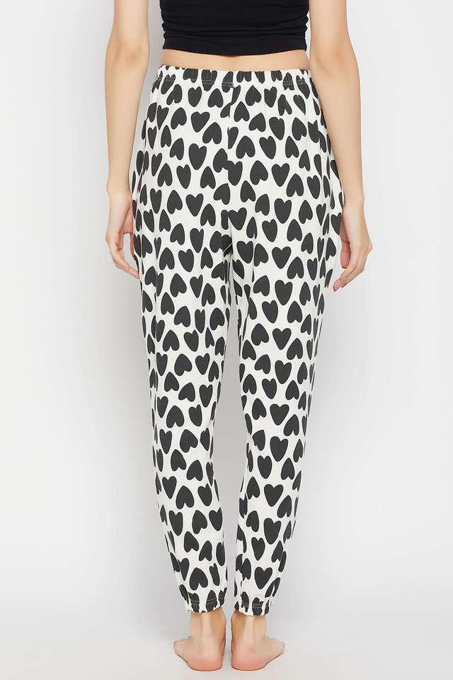 Heart discount print joggers