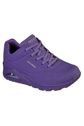 triathlon Bug aktivering Buy SKECHERS Purple Leather Lace Up Womens Casual Shoes | Shoppers Stop