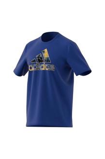 Blue and hotsell gold adidas shirt