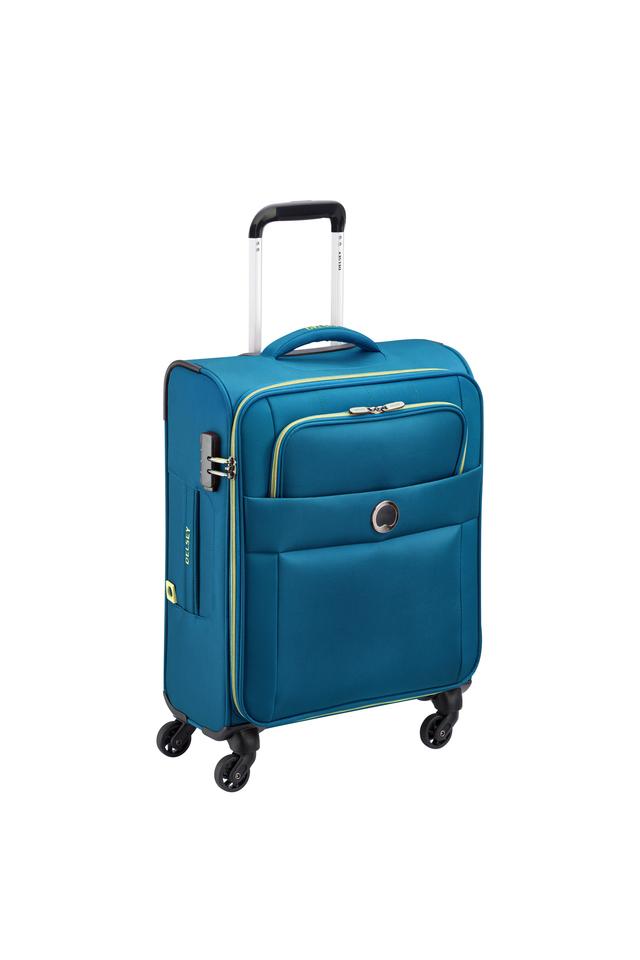 Buy DELSEY Bluesteel Solid Cuzco Combination Lock 4 Wheels Trolley