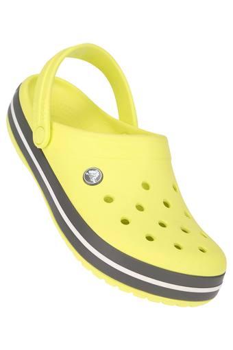 yellow crocs womens