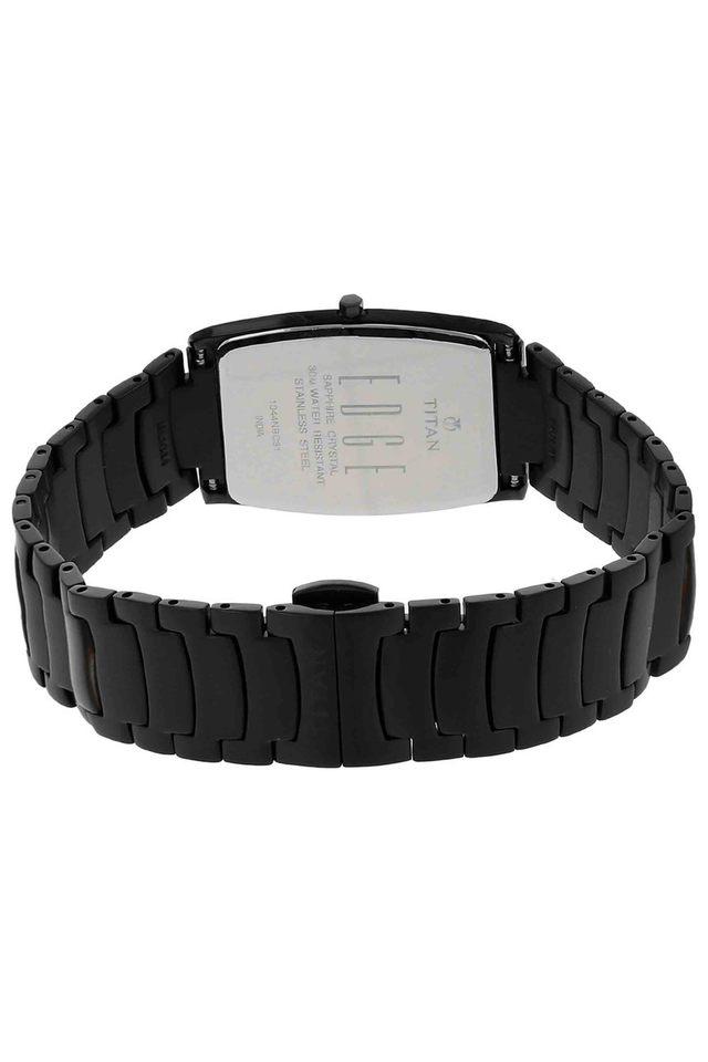 Titan black discount chain watch price