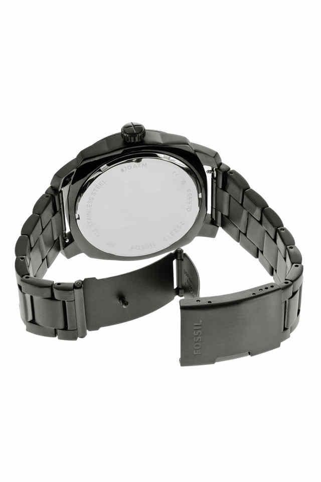 Machine 49 mm Black Dial Stainless Steel Analog Watch for Men - FS5970