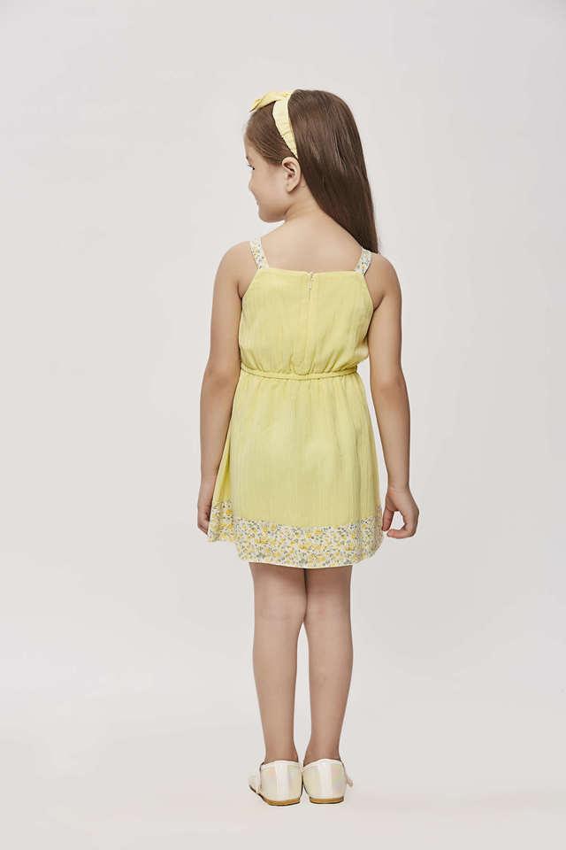 Beautiful Yellow Flower dress – babiesfrock