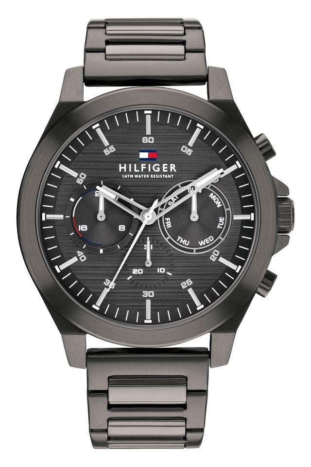 Buy TOMMY HILFIGER Lance 46 mm Quartz Grey Dial Stainless Steel Analog Watch for Men Shoppers Stop