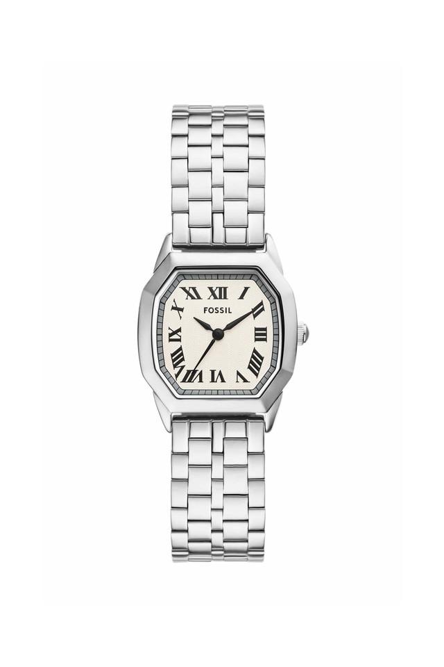 Buy FOSSIL Harlow 27 mm Beige Dial Stainless Steel Analogue Watch for Women ES5363 Shoppers Stop