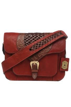 Hidesign Sling and Cross bags : Buy Hidesign Brown Sling Bag Online