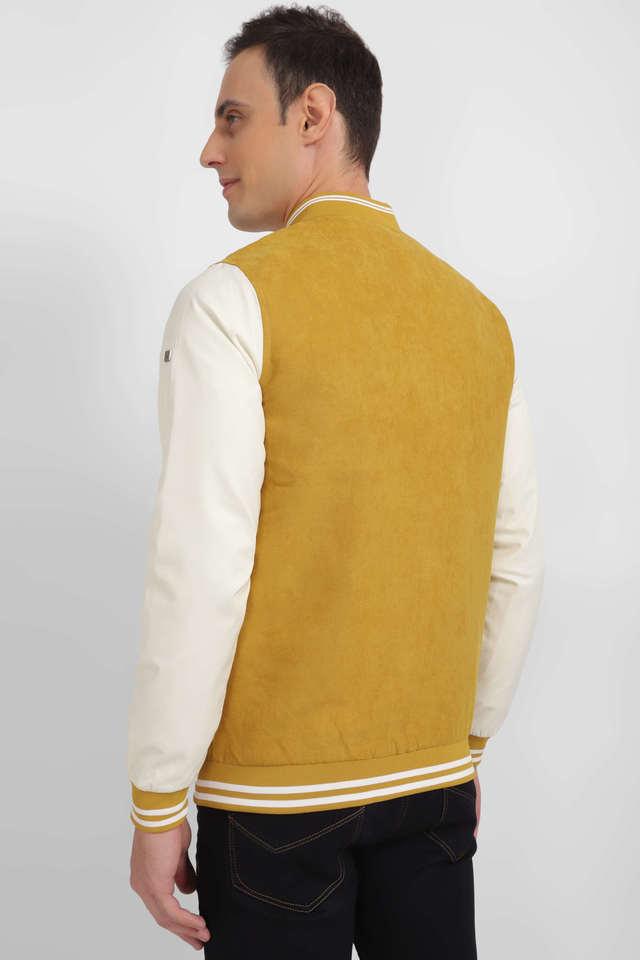 Buy Men Yellow Solid Full Sleeves Casual Jacket Online - 789990 | Allen  Solly