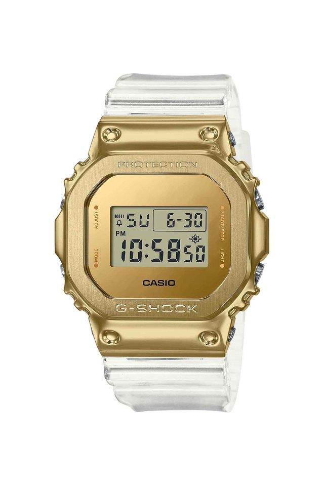 G shock watches store white and gold