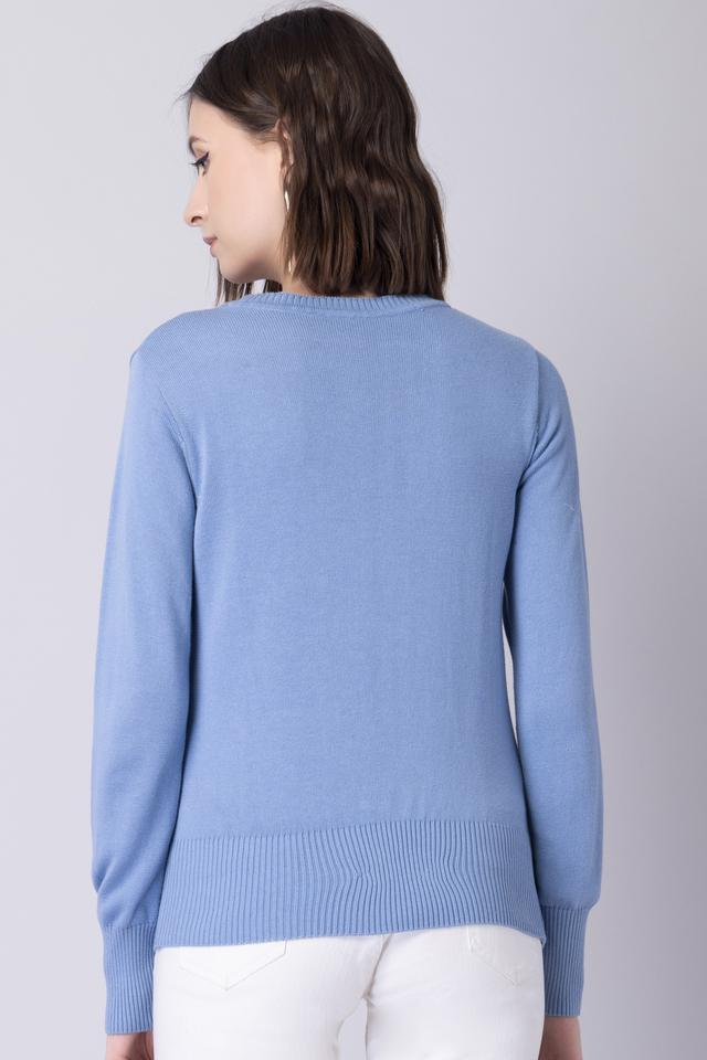 Light blue sale ladies sweater