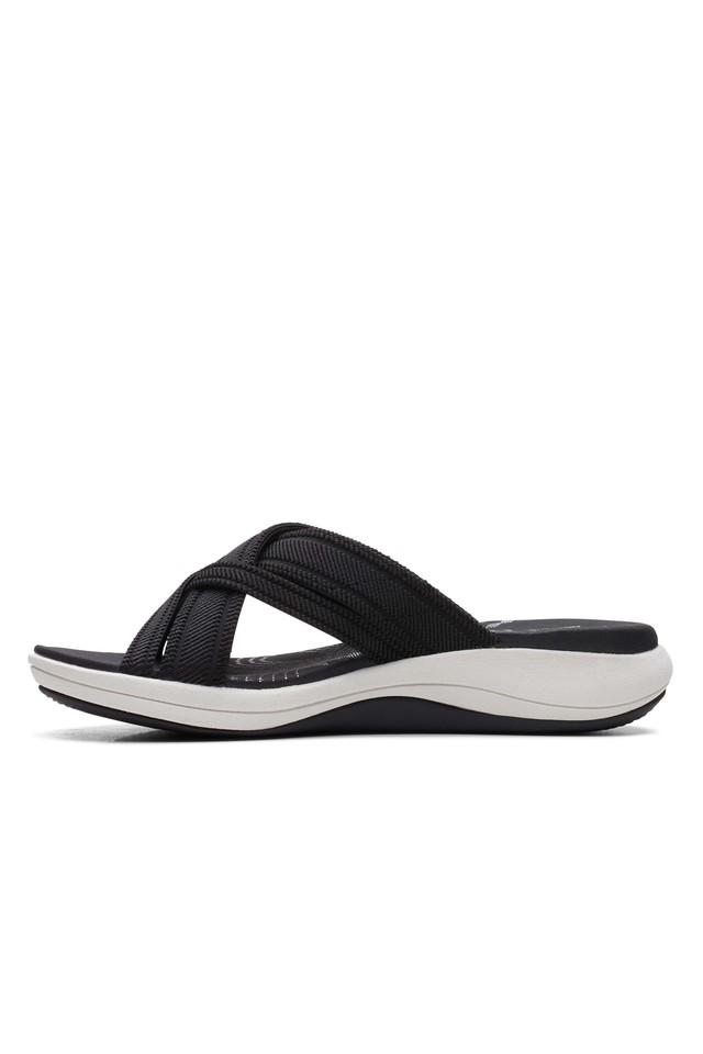 Clarks womens cheap black sandals