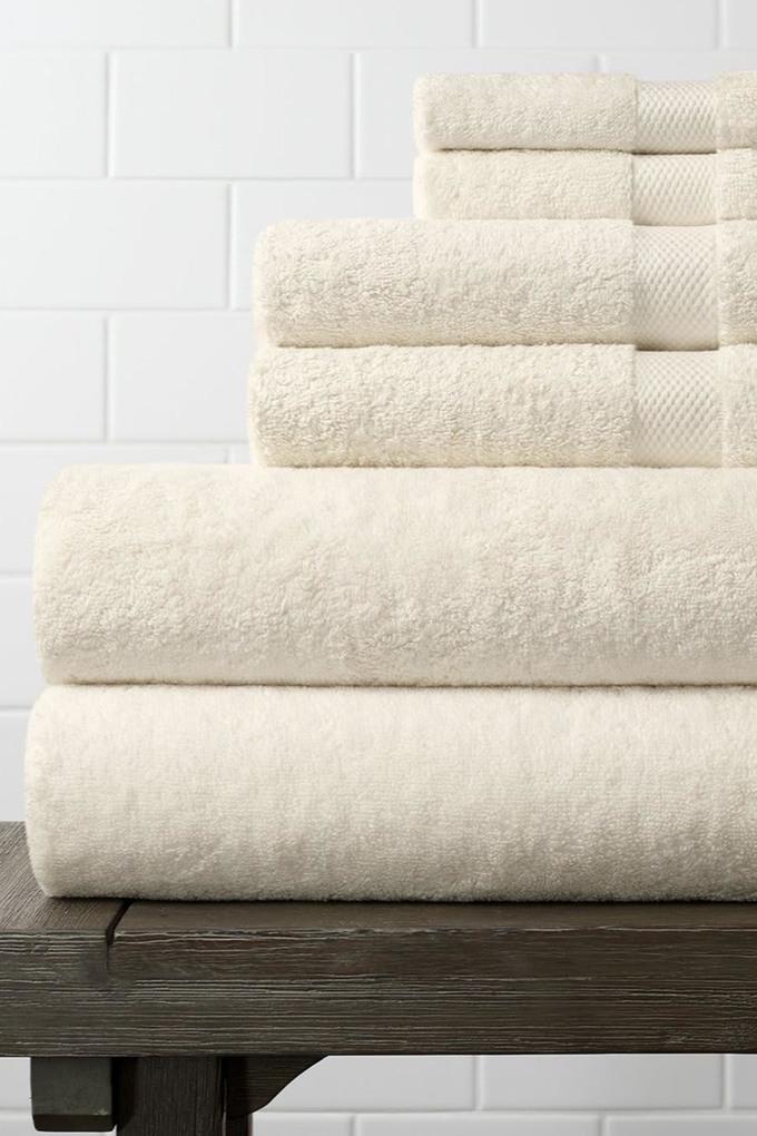 Buy AMOUVE 100 Organic Cotton Towel Set Of 6 2 Bath Towels 2