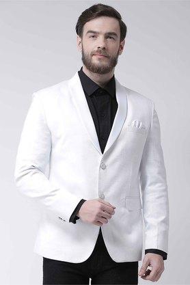 Men Slim Casual White Suit Jacket Large Size Men's Business Casual Solid  Color Blazers Men Suit Jacket