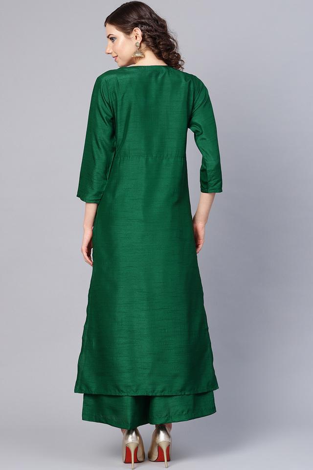 VARANGA -  Green Kurtas - Main