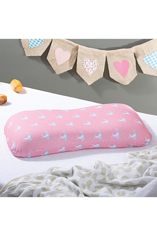 Buy THE WHITE WILLOW Pink Junior Size Memory Foam Soft Bed Baby Pillow for  Kids for Extra Neck Support with Removable Pillow Cover Special Butterfly  Shaped - Pink 1 Year & Above