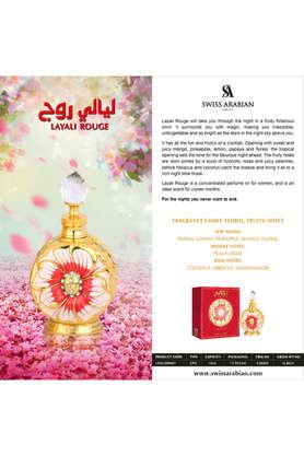 Swiss Arabian Layali Rouge Concentrated Perfume For Men And Women 15 ML CPO