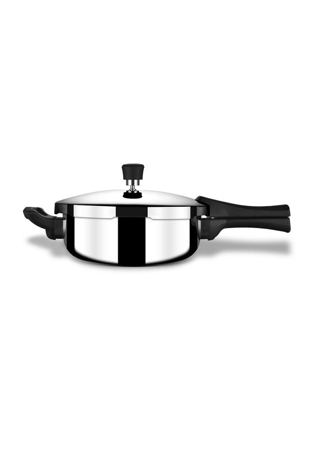 Buy STAHL Silver Triply Stainless Steel Xpress Pressure Cooker Outer Lid Pan 9223 3.5 Liters Shoppers Stop