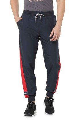 Buy FILA CASUAL Solid Polyester Regular Fit Mens Track Pants