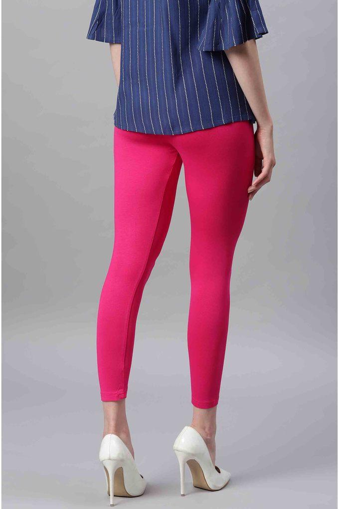 Buy Pink Leggings for Women by Groversons Paris Beauty Online