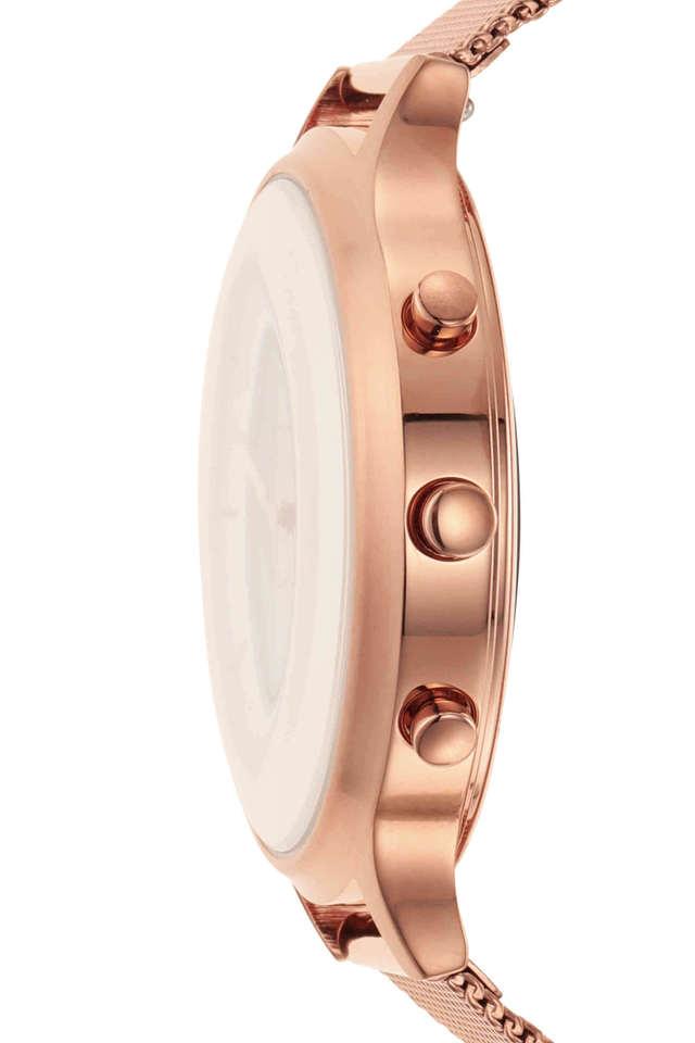 Buy FOSSIL undefined Womens Grey Dial Stainless Steel Hybrid Watch FTW7014 Shoppers Stop