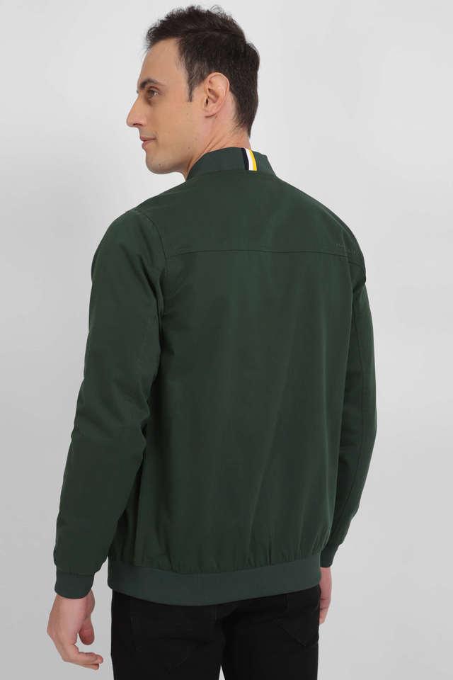 Buy Men Green Solid Full Sleeves Casual Jacket Online - 435592 | Allen Solly