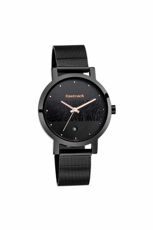 Fastrack watch matte outlet black