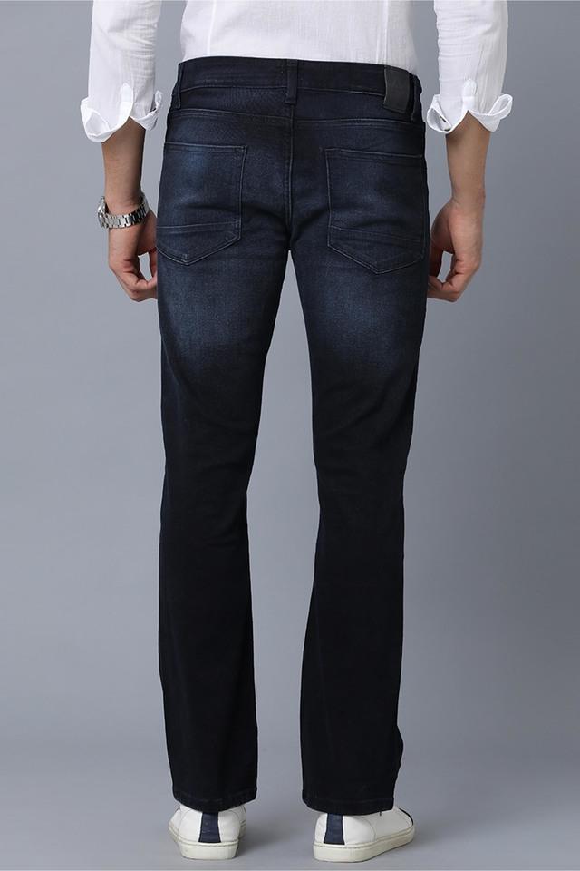 Mens black stretch bootcut on sale jeans