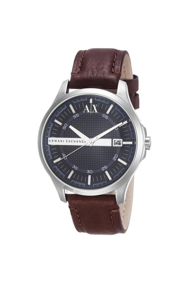 Buy ARMANI EXCHANGE Mens Analogue Leather Watch AX2133I