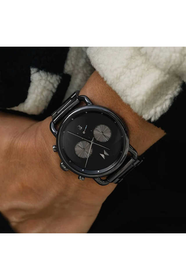Buy MVMT Blacktop Ceramic 47 mm Black Ceramic Chronograph Watch For Men 28000235 D Shoppers Stop