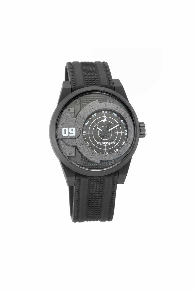 Trendies grey dial silicone strap watch sale