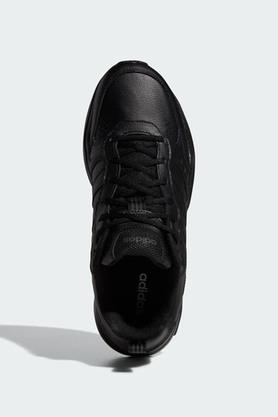 Mens adidas cheap black leather shoes