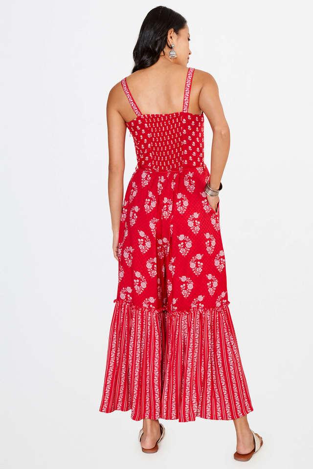 Buy GLOBAL DESI Floral Viscose Regular Fit Women's Jumpsuit Shoppers Stop