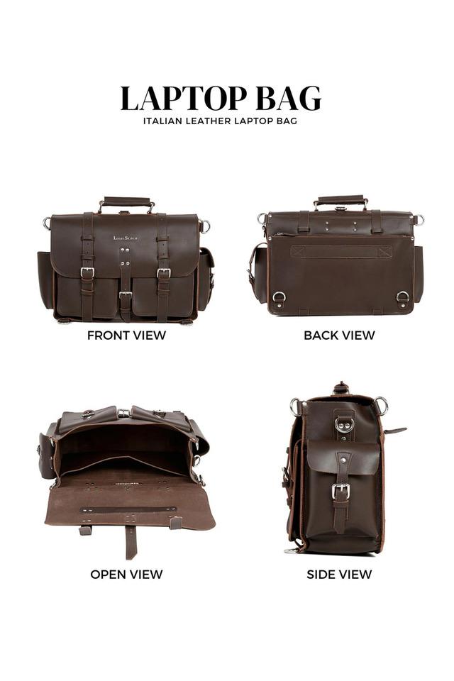 Italian leather laptop bags deals