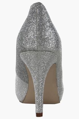 Steve madden outlet silver pumps