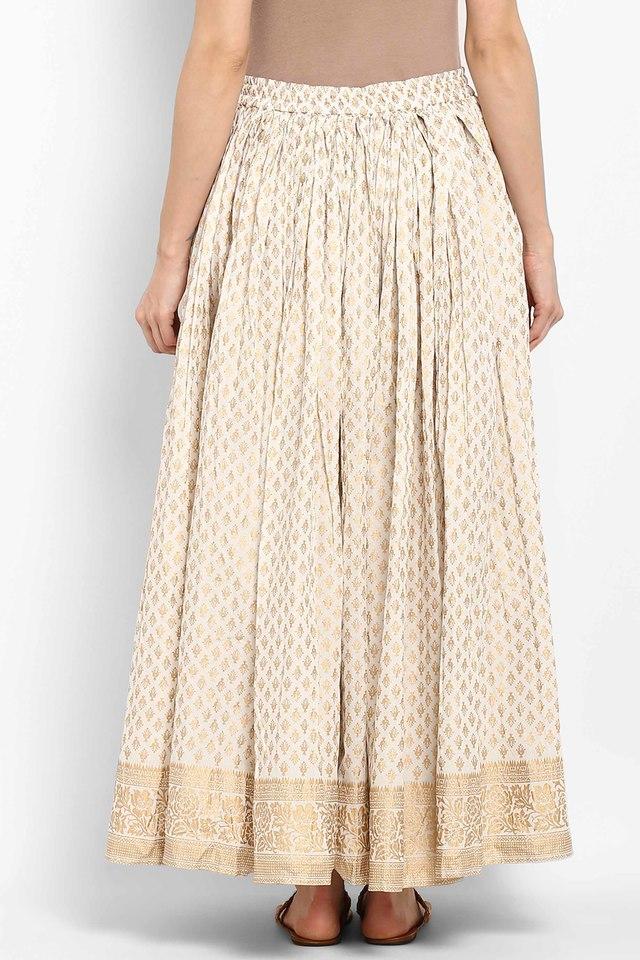 Maxi Pure Cotton Womens Ethnic Skirt